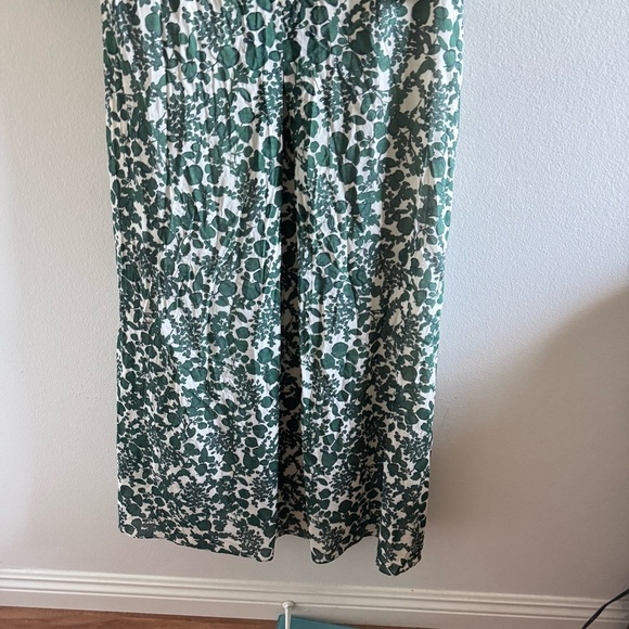 Tory Burch Talan Caftan Green Vine Issy Gown Dress size 12 - Picture 5 of 12